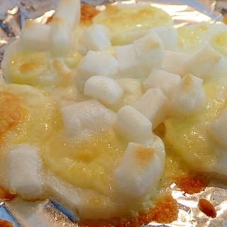 トースターで　❤長芋のもっチーズガーリック焼き❤